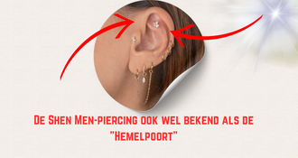 De Shen Men-piercing, ook wel bekend als de "Hemelpoort"