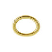 18 Karaat Massief Goud - Ovale Rook Piercing