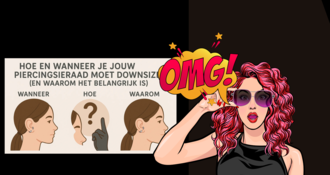 Hoe en wanneer je jouw piercing sieraad moet downsizen (en waarom het belangrijk is)