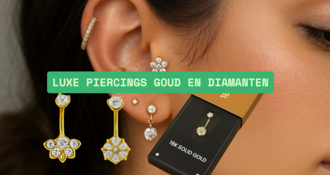 Luxe Piercings – Goud en Diamanten