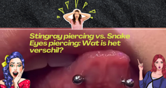 Stingray piercing vs. Snake Eyes piercing: Wat is het verschil?