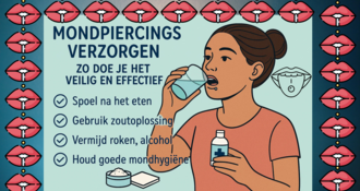 Mondpiercings verzorgen – zo doe je het veilig en effectief