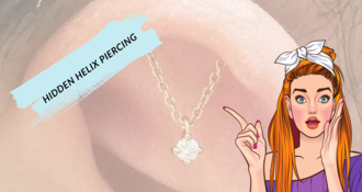 Hidden Helix Piercing – de subtiele kraakbeentrend die je niet mag missen