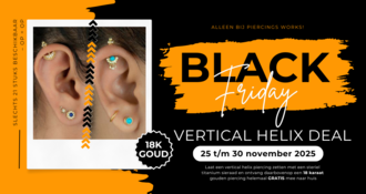 Black Friday Deal – Alleen bij Piercings Works!