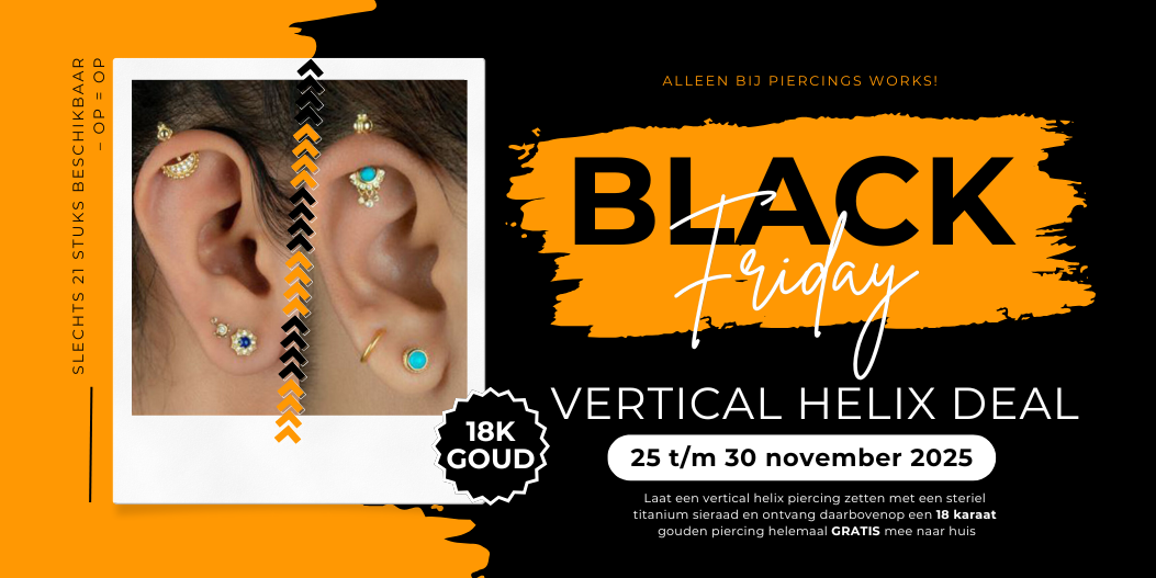 Black Friday Deal – Alleen bij Piercings Works!