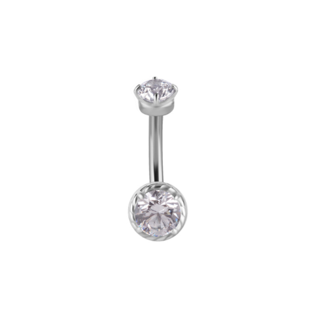 Surgical Steel Rook Piercing - Premium Zirconia