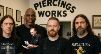 Van tienerdroom tot tattoo-artiest: Sepultura bij Piercings Works