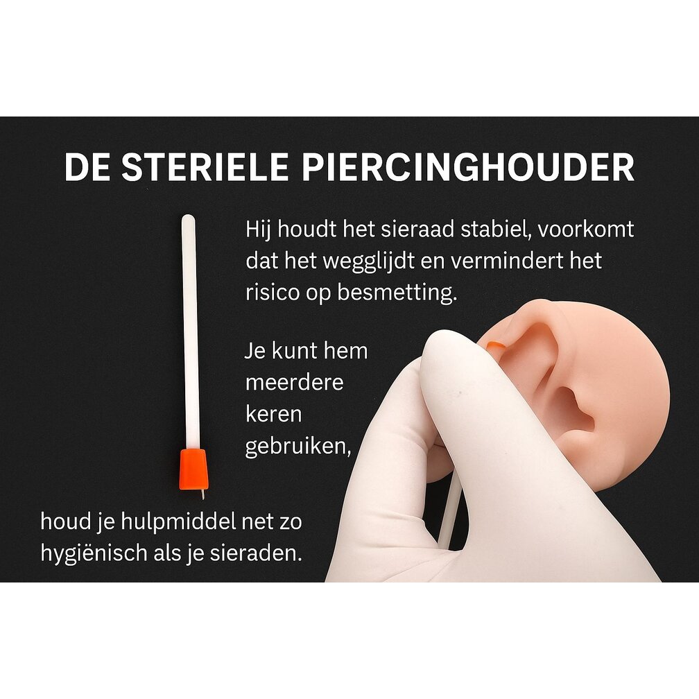 Steriele Piercinghouder – Veilig en Handig Wisselen