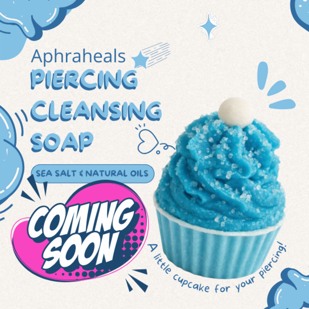 Aphraheals  Piercing Cleansing Soap - Sea Salt & Natural Oils
