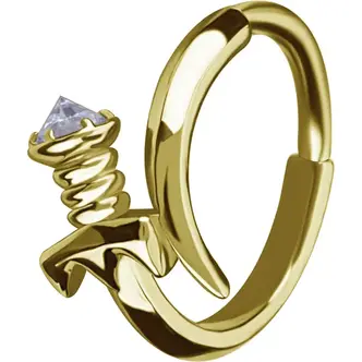 Piercings Works Golden Sword Conch Piercing – Limited Edition 2026 | Piercings Works