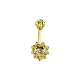 Piercings Works Sacred Heart Bloom Belly Button Piercing – Limited Edition 2026