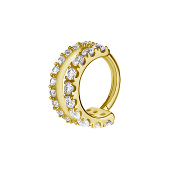 Piercings Works Piercing  Ring - Premium Zirconia Livia