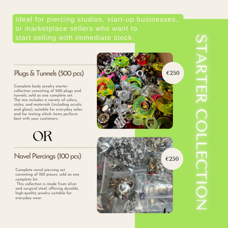 Piercings Works Body Jewelry Startcollectie – Plugs, Tunnels & Navelpiercings