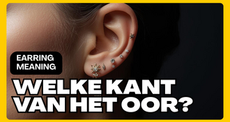 Wat betekent welke kant van het oor voor een oorbel?