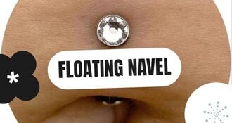 Floating navel piercing: de navelpiercing die wél meewerkt met je lichaam