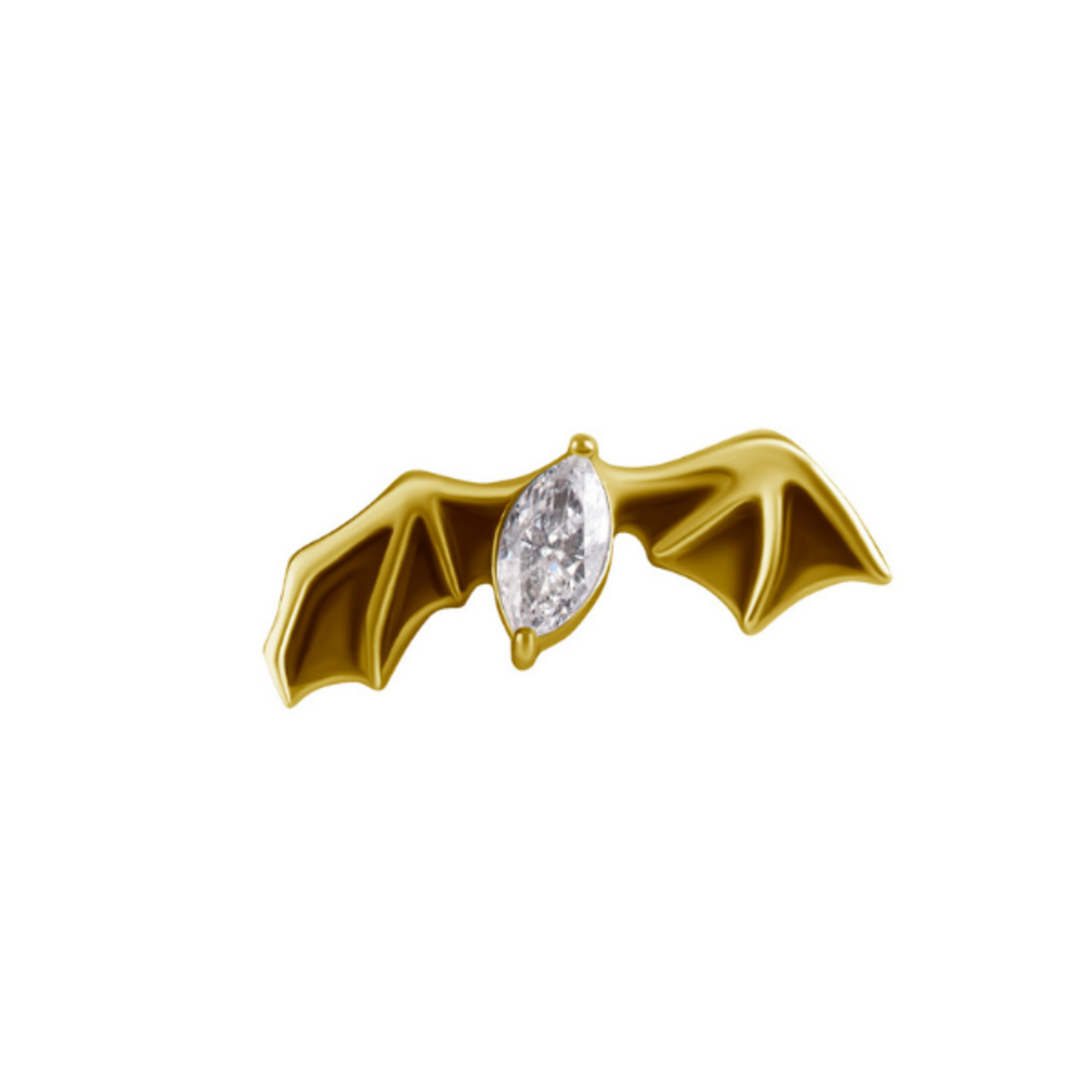 Night Flyer Vleermuis Piercing met Cubic Zirconia