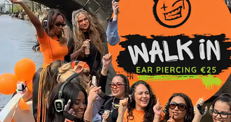 Vier Koningsdag anders: Walk-in Piercings in Amsterdam | Piercings Works