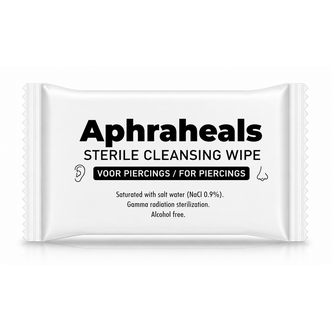 COMING SOON Aphraheals Steriele Reinigingsdoekjes voor Piercings