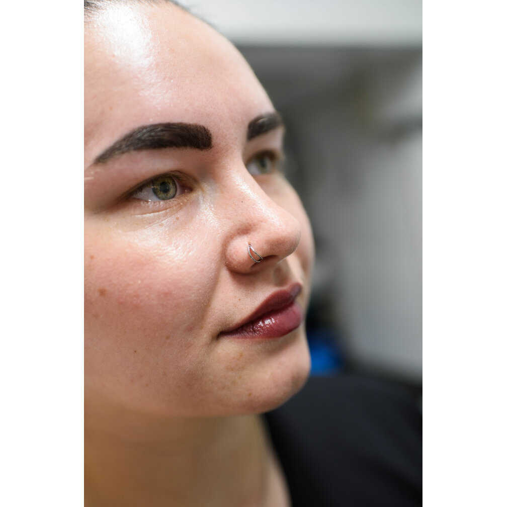 Neuspiercing - Stijlvolle Dubbele Hoepelring in 5 Maten