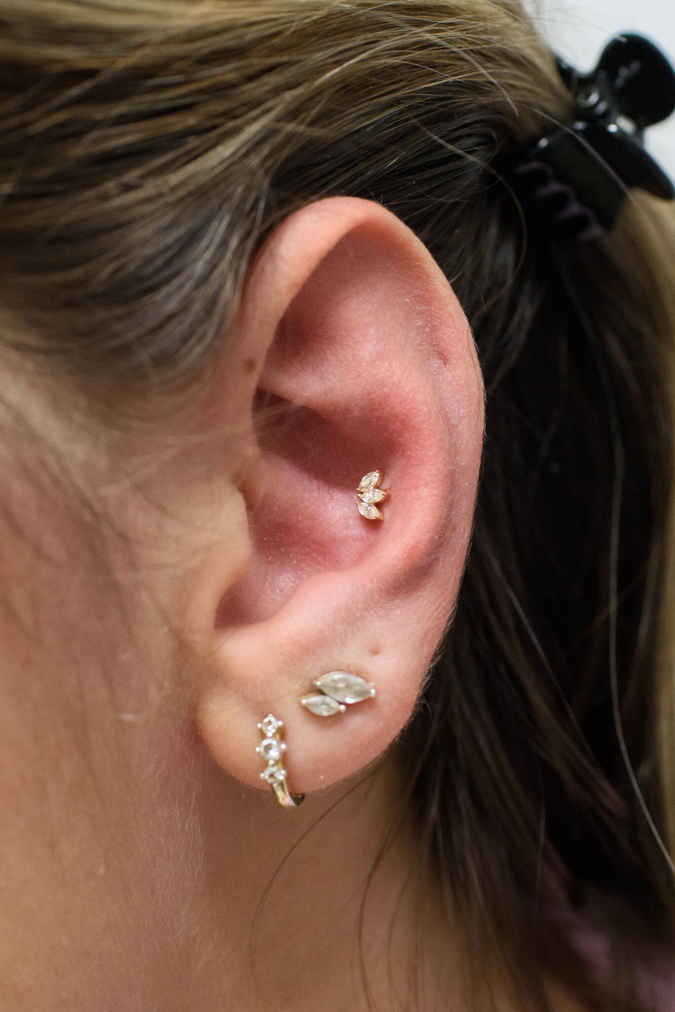 Eerste Piercing Oor — sieraad bij Piercings Works Amsterdam