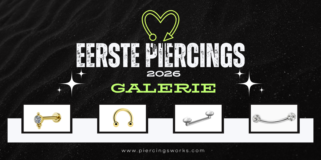 Galerie eerste piercings 2026: bekijk alle sieraden in foto's