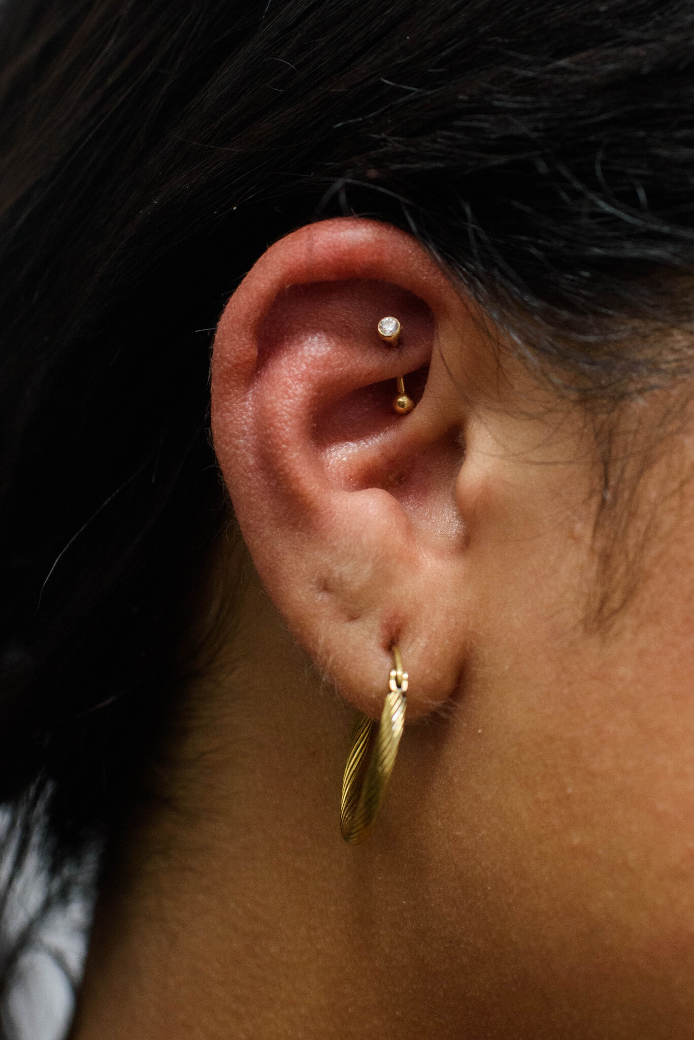 Eerste Piercing Oor/Wenkbrauw — sieraad bij Piercings Works Amsterdam