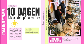 PW 10:30 Morning Surprise: 10 dagen piercing cadeaus in Amsterdam