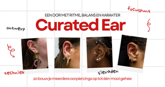 Curated Ear: zo bouw je meerdere oorpiercings op tot één mooi geheel