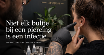 Niet elk bultje bij een piercing is een infectie