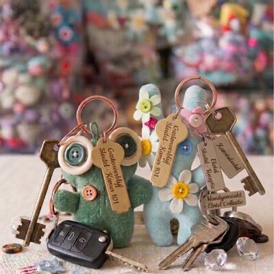 FREE Unique Handmade Keychain – Surprise Gift from Piercings Works