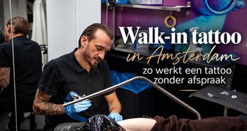 Walk-in tattoo in Amsterdam: zo werkt een tattoo zonder afspraak