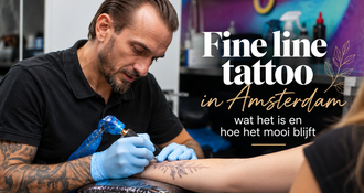 Fine line tattoo in Amsterdam: wat het is en hoe het mooi blijft