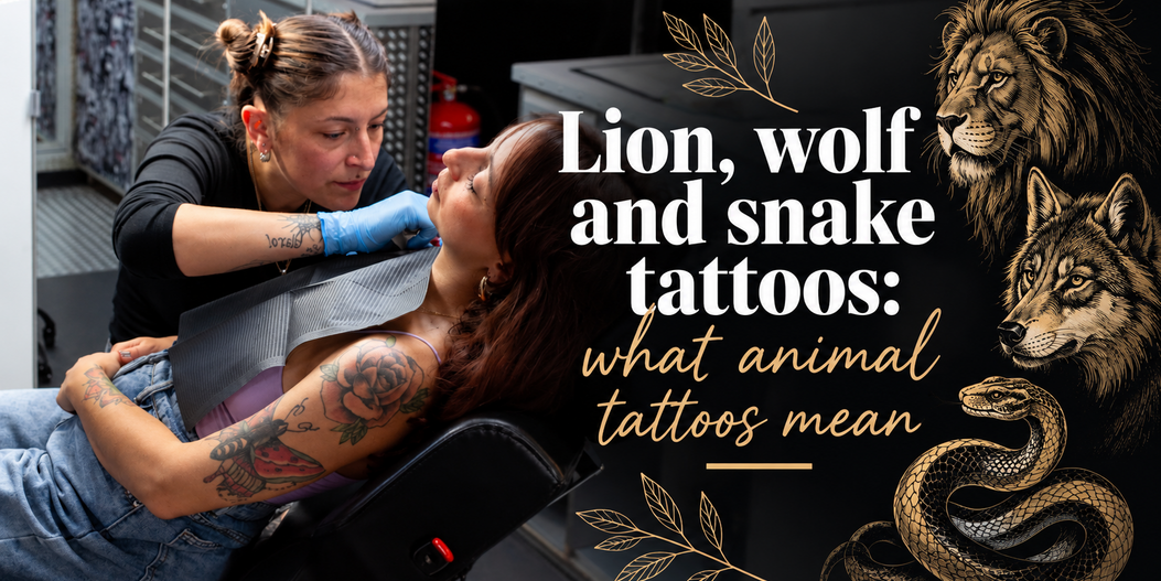 Lion, wolf and snake tattoos: what animal tattoos mean