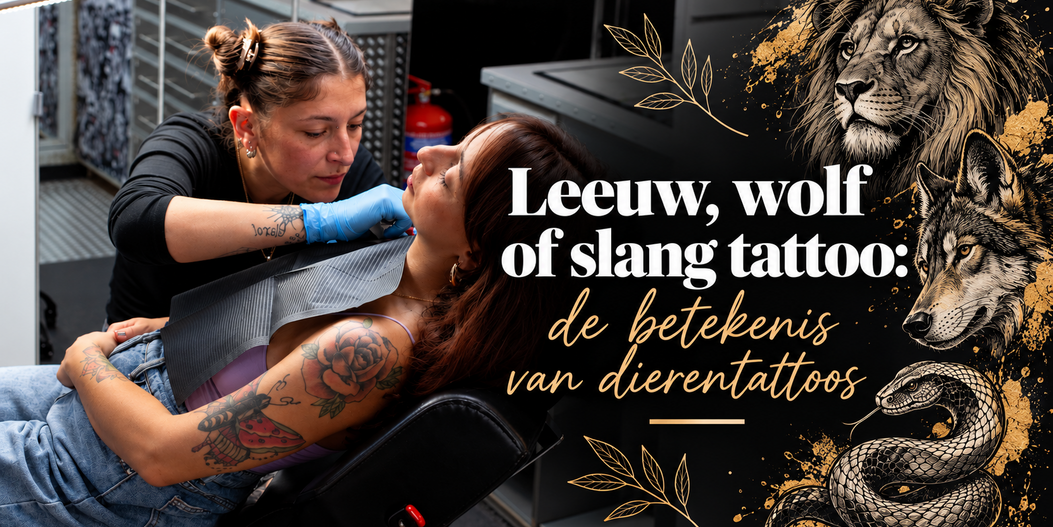 Leeuw, wolf of slang tattoo: de betekenis van dierentattoos