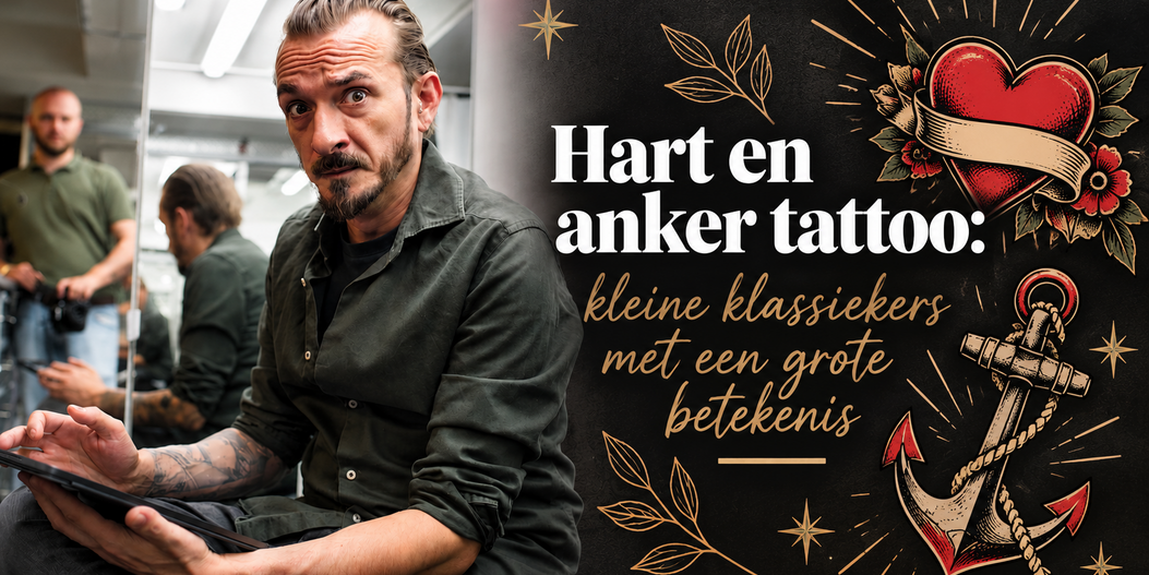Hart en anker tattoo: kleine klassiekers met een grote betekenis