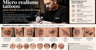 Micro realism tattoos: big detail in a small size