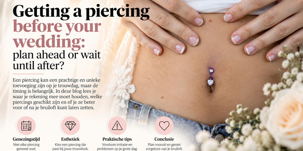 Getting a piercing before your wedding: plan ahead or wait until after?
