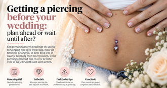 Getting a piercing before your wedding: plan ahead or wait until after?