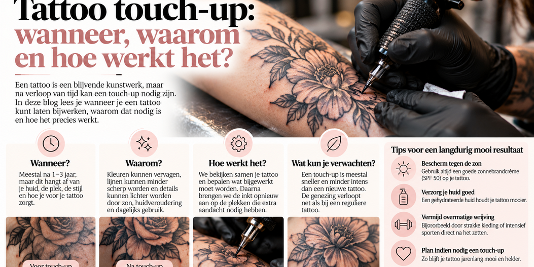 Tattoo touch-up: when, why and how it works