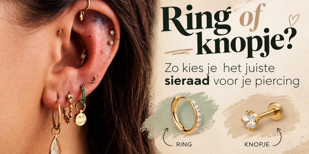Ring of knopje? Zo kies je het juiste sieraad voor je piercing