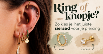 Ring of knopje? Zo kies je het juiste sieraad voor je piercing