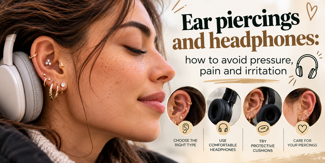 Ear piercings and headphones: how to avoid pressure, pain and irritation