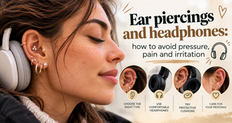 Ear piercings and headphones: how to avoid pressure, pain and irritation