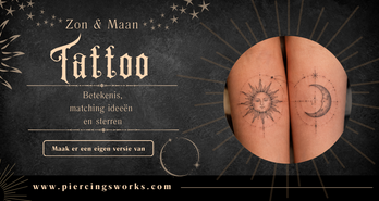 Zon en maan tattoo: betekenis, matching ideeën en sterren