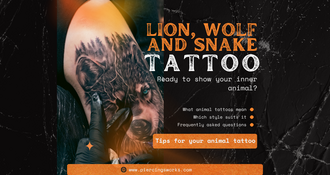 Lion, wolf and snake tattoos: what animal tattoos mean