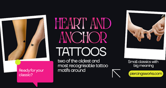 Heart and anchor tattoos: small classics with big meaning