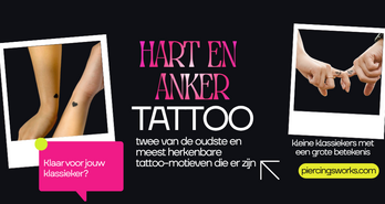 Hart en anker tattoo: kleine klassiekers met een grote betekenis