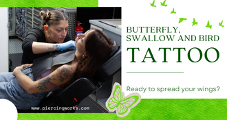 Butterfly, swallow and bird tattoos: meaning and ideas