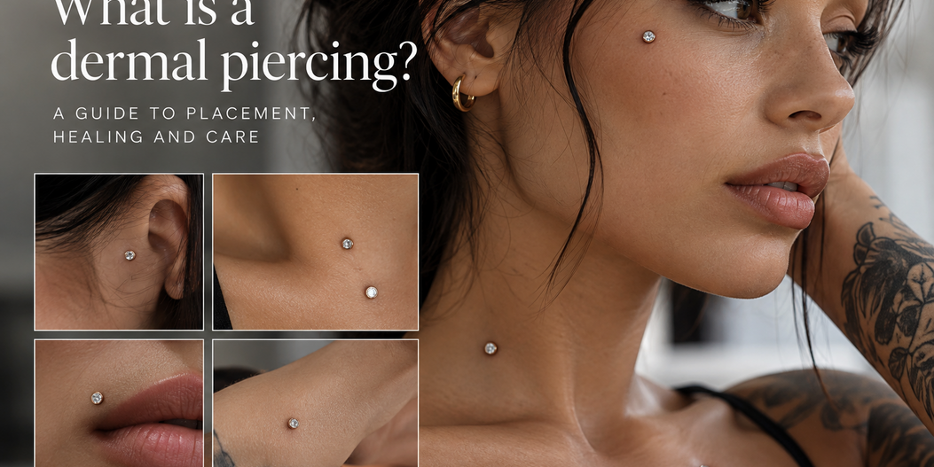 What is a dermal piercing?