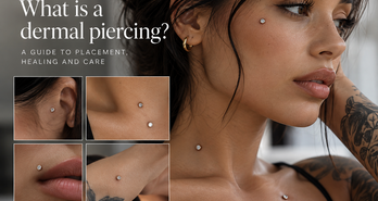 What is a dermal piercing?